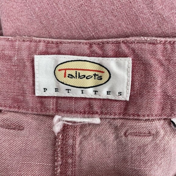 Talbots Jogger Women's Size 34 Pink Utility Cargo Pocket Career Work Casual - Picture 4 of 10